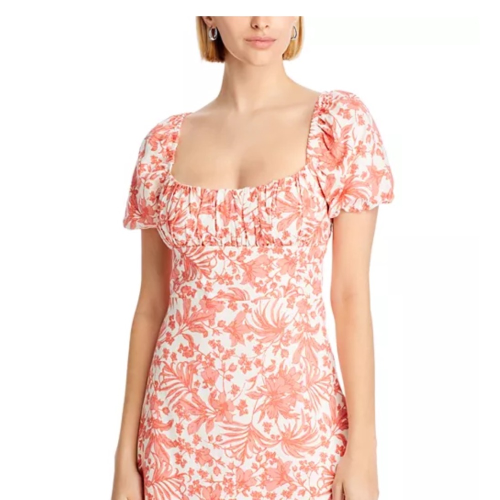 Aqua by Bloomingdales puff sleeve lined dress. XL. Never worn.